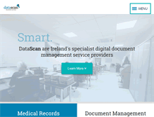 Tablet Screenshot of datascan.ie