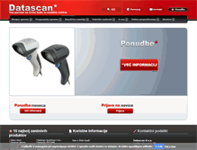 Tablet Screenshot of datascan.si